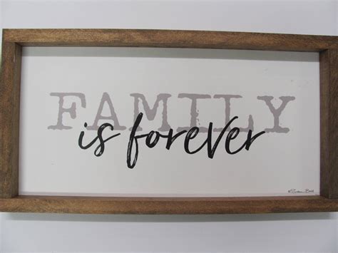 Choose from an array of frame our framed art takes commitment to another level. Family Is Forever,Rustic Handmade Shadowbox Framed Artwork ...
