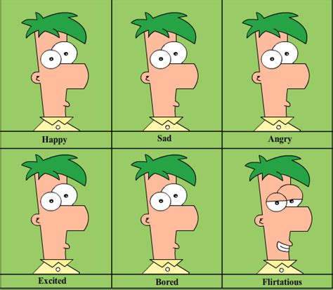 The Many Emotions Of Ferb By Animegx43 Phineas And Ferb Memes