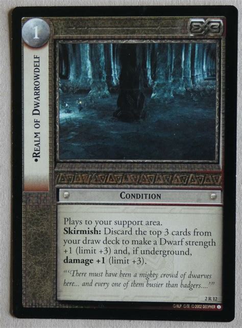 Lord Of The Rings Ccg Mines Of Moria Rare Cards Part 12 Lotr Mom Tcg