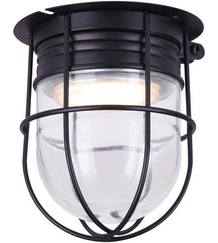 This outdoor barn light is a versatile style that's just right for lighting your morning coffee and alfresco dinners. Canarm LCL161A04CWGBK Signature LED 5 inch Black Outdoor ...
