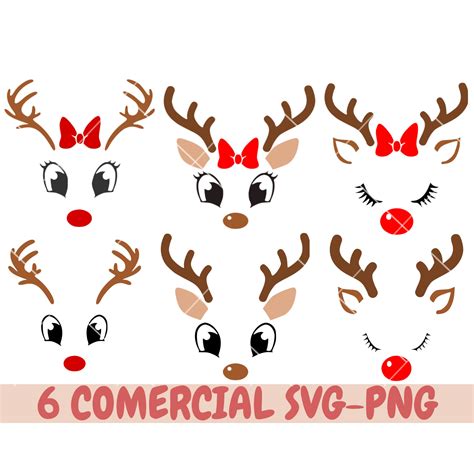 Reindeer Svg Reindeer Couple Svg Christmas Svg Holiday Svg Etsy