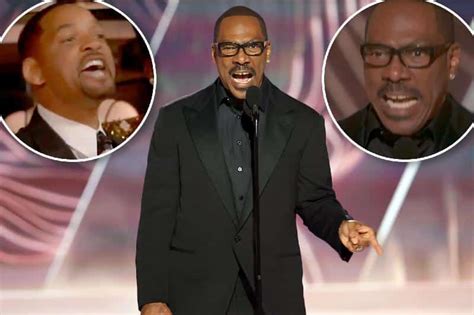 They Didnt See It Coming Eddie Murphy Ends Golden Globe Speech With Hilarious Will Smith