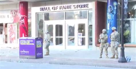 College Football Hall Of Fame Severely Damaged By Protesters