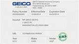Photos of Geico Car Insurance Policy Number