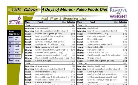 Excel Sheet Printable Dr Nowzaradan 1200 Calorie Diet Plan Pdf