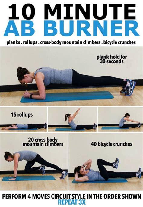 Get Those Abs Burning With A Quick And Effective 10 Minute W