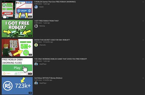 The free robux epidemics : roblox