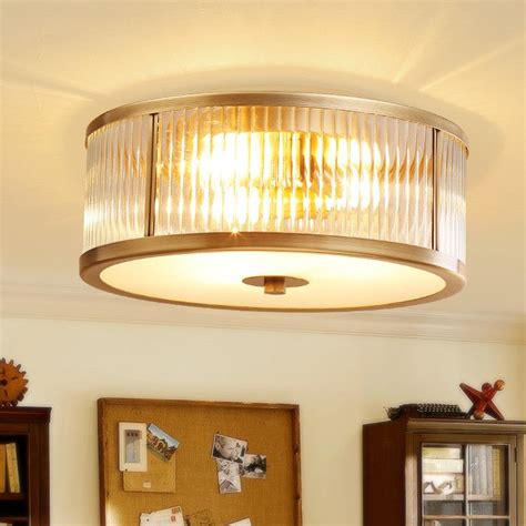 American Copper Luxury Ceiling Lamp European Living Room Bedroom