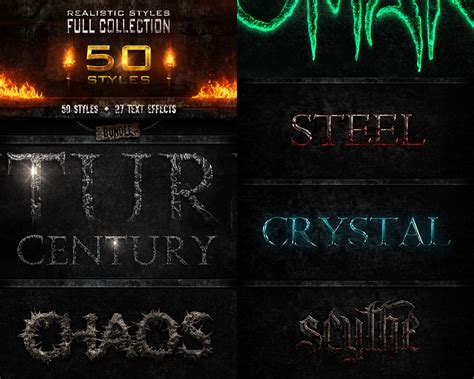 30 Creative Photoshop Text Effects—with Vibrant Styles