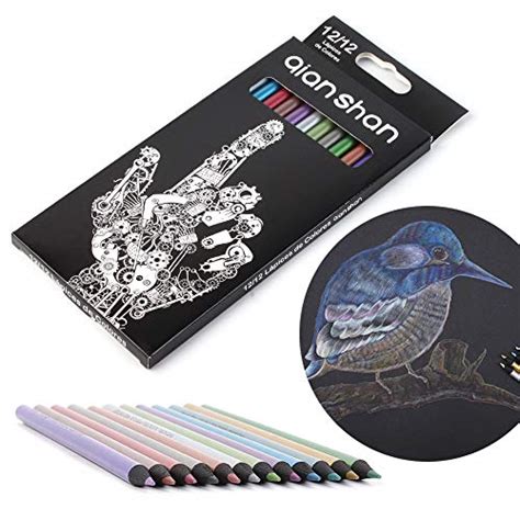 Qianshan 36 Count Professional Artist Colored Pencils Set With 12