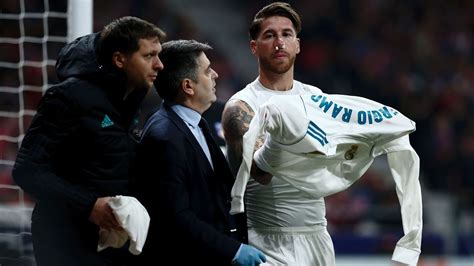 Sergio Ramos Ready For Battle As Real Madrid Star Sports Protective