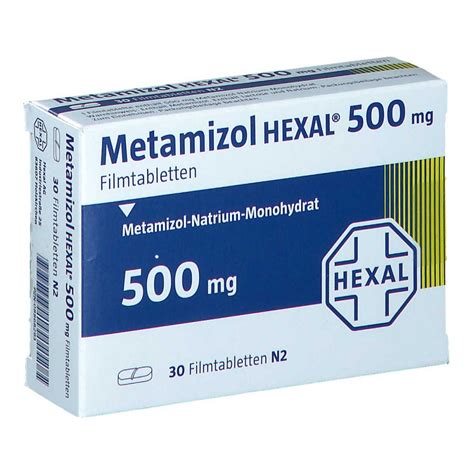 Metamizol Hexal 500 Mg Filmtabletten 30 Stk