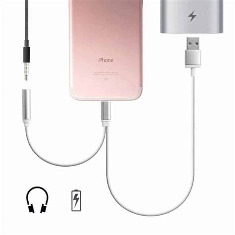 Iphone Headphone Jack Adapter Lightning To 35 Mm