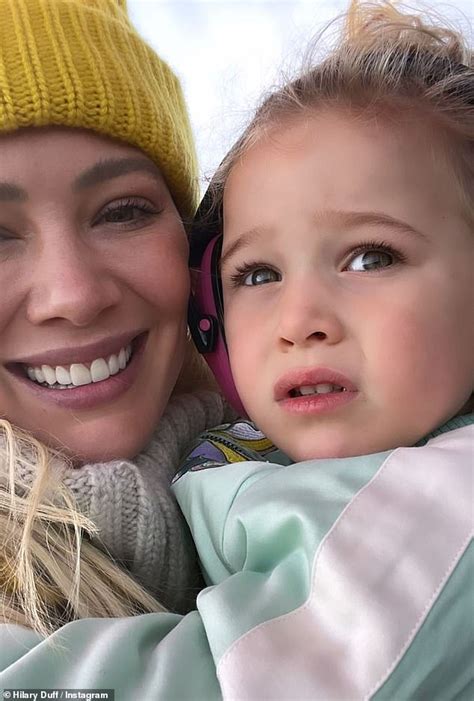 Hilary Duff Says Her Daughter Banks Three Makes Her Play Her Own Music In The Car Daily Mail