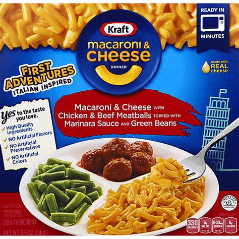 Kraft Macaroni And Cheese First Adventures Frozen Foods Jacks