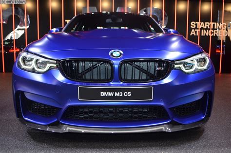 Bmw 's idrive interface is easy to use and is augmented with navigation and a harman/kardon audio system as standard. 2018 Geneva: Live photos of the BMW M3 CS F80 in Frozen Dark Blue