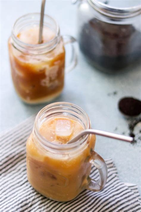 Fill with tea until 3/4 full, then top with coconut milk. Coconut Milk Thai Iced Coffee (Paleo, Vegan) - What Great ...