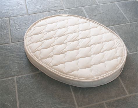 Have you ever wondered why bassinet mattresses are so thin? Oval Certified Organic Natural Rubber Crib Mattress ...