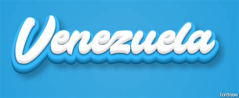 Venezuela Text Effect And Logo Design Country