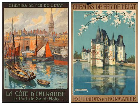 Vintage Travel Posters From The Art Deco Era