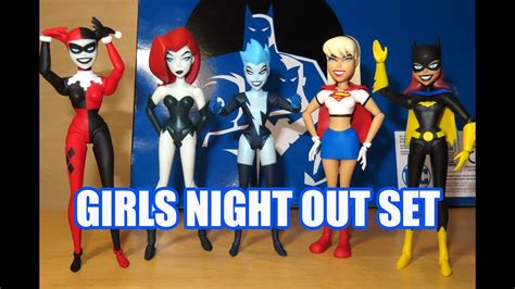 Batman Animated Series Girls Night Out Figure Set Harley Quinnpoison