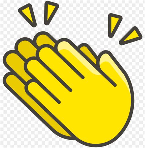 Free Download Hd Png Clapping Hands Emoji Animation Clapping Clipart