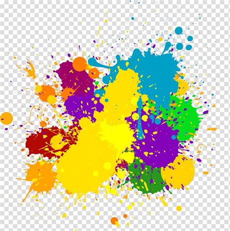 Free Download Multicolored Paint Splash Color Free Stain Icon