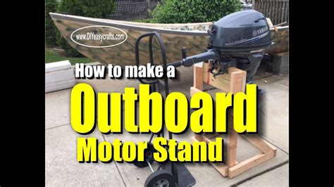 How To Make An Inexpensive Portable Outboard Motor Stand Outboard