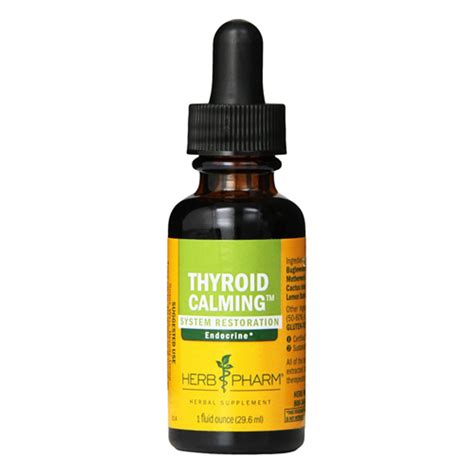 Herb Pharm Thyroid Calming Compound Supplement 1 Oz