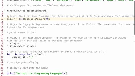 Without further ado, let's hop right into the tutorial: Python: Simple Hangman - YouTube