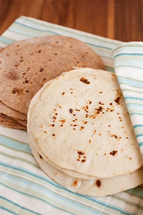Homemade Tortillas White And Whole Wheat Recipes