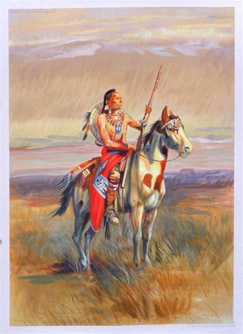 The Scout By Charles Marion Russell Native American Warrior Native