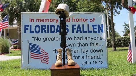 Combat Ptsd News Wounded Times Hundreds Of Crosses Honor Floridians