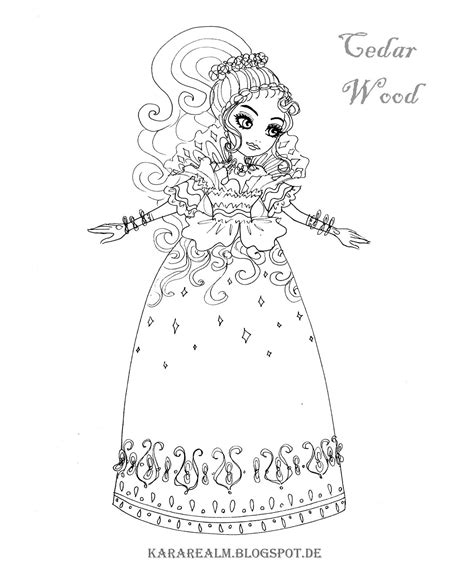10 Top Coloring Pages Ever After High