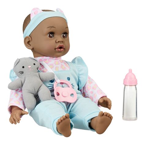 My Sweet Love Sweet Baby Doll Toy Set African American 4 Pieces