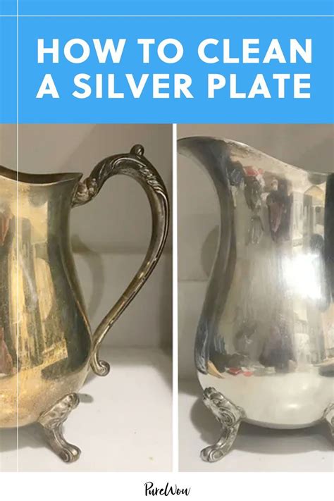 Heres How To Clean A Silver Plate Water Jug Cutlery Set And Just