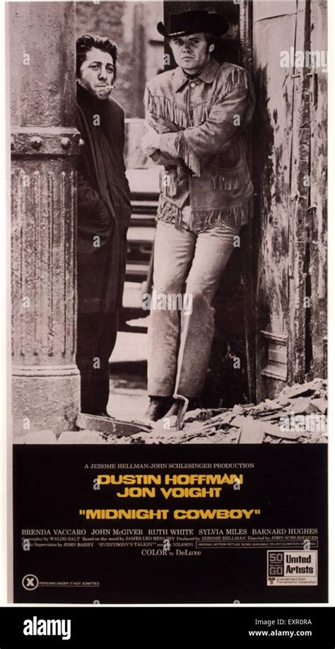 1960s Usa Midnight Cowboy Film Poster Stock Photo Alamy