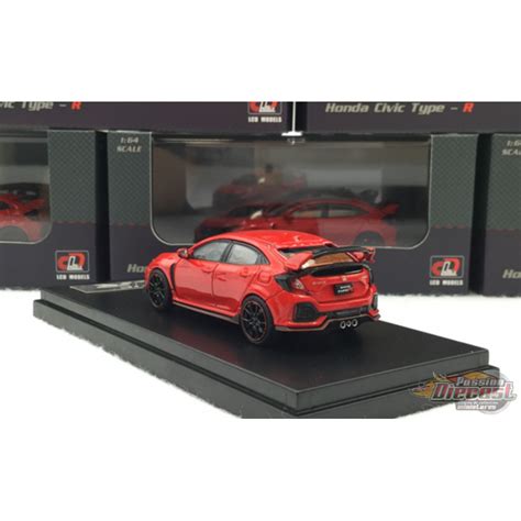 Honda Civic Type R Red Lcd Models 164 64003 Rd Passion Diecast