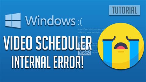 How To Fix Video Scheduler Internal Error Bsod In Windows 10 2021