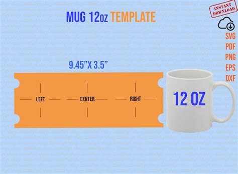 Sublimation Mug Templates Free Download