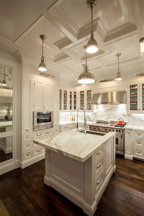 Check out our countertop cabinet selection for the very best in unique or custom, handmade pieces from our kitchen décor shops. The Renovated Home - white kitchen cabinets, white marble ...