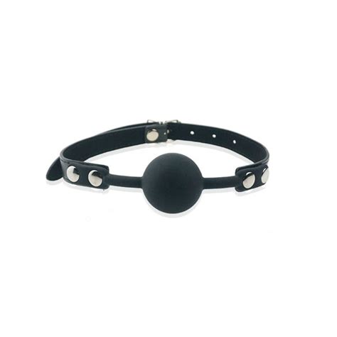 1pc Bondage Ball Gag For Open Mouth Soft Silicone Ball Restraints