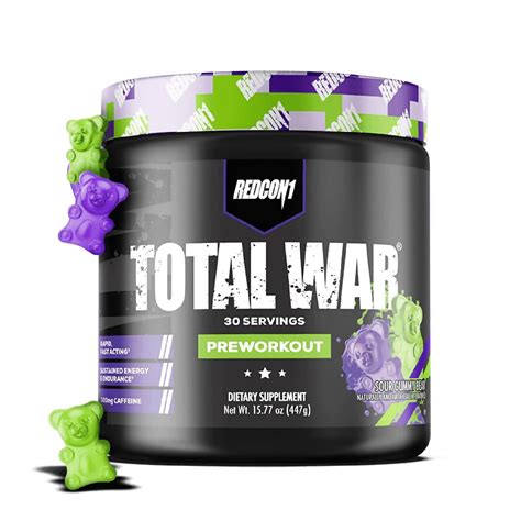 Amazon Com REDCON1 Total War Preworkout Contains 320mg Of Caffeine