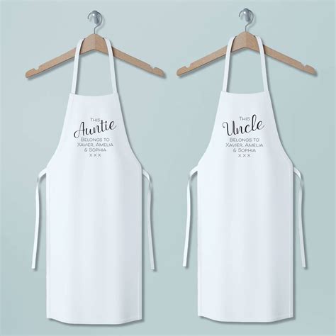 This Aunt And Uncle Belongs To Personalised Apron Set By Chips