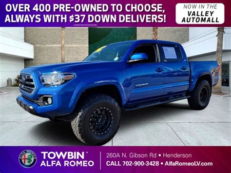 Pre Owned 2018 Toyota Tacoma Sr5 Double Cab 5′ Bed V6 4x2 At Short Bed
