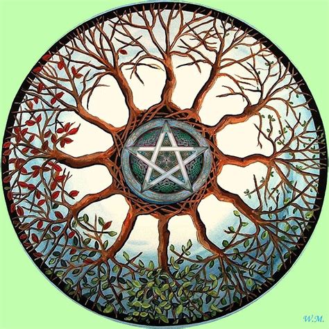 Pentagram Intertwined In Trees §♥§ Trees Roots Pentacle Wind