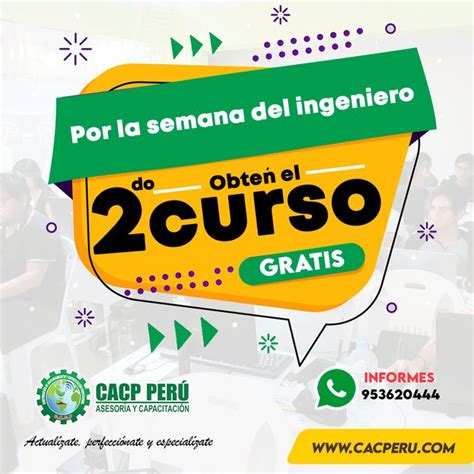 Cacp Perú Pack Semana Del Ingeniero 2021 2