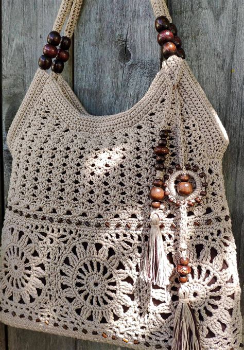 Diamond Stitch Tote Bag Free Crochet Pattern Stronger