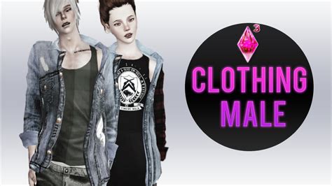 Pack Clothes Man Sims 3 Cc Youtube
