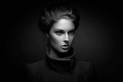 Wallpaper Face Women Model Hair Head Beauty Darkness Hairstyle Black And White